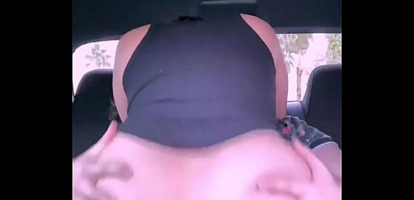  Car sex with big booty latina